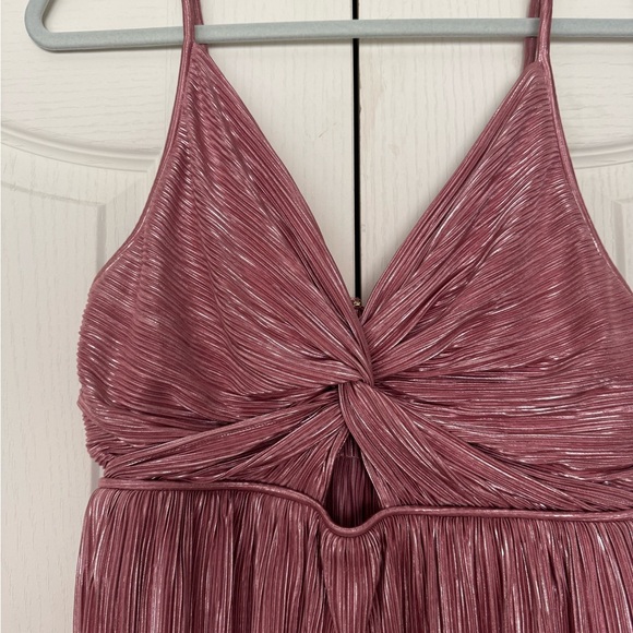 Sabina Musayev Rachel Foil Tiered Maxi Dress - Picture 4 of 7